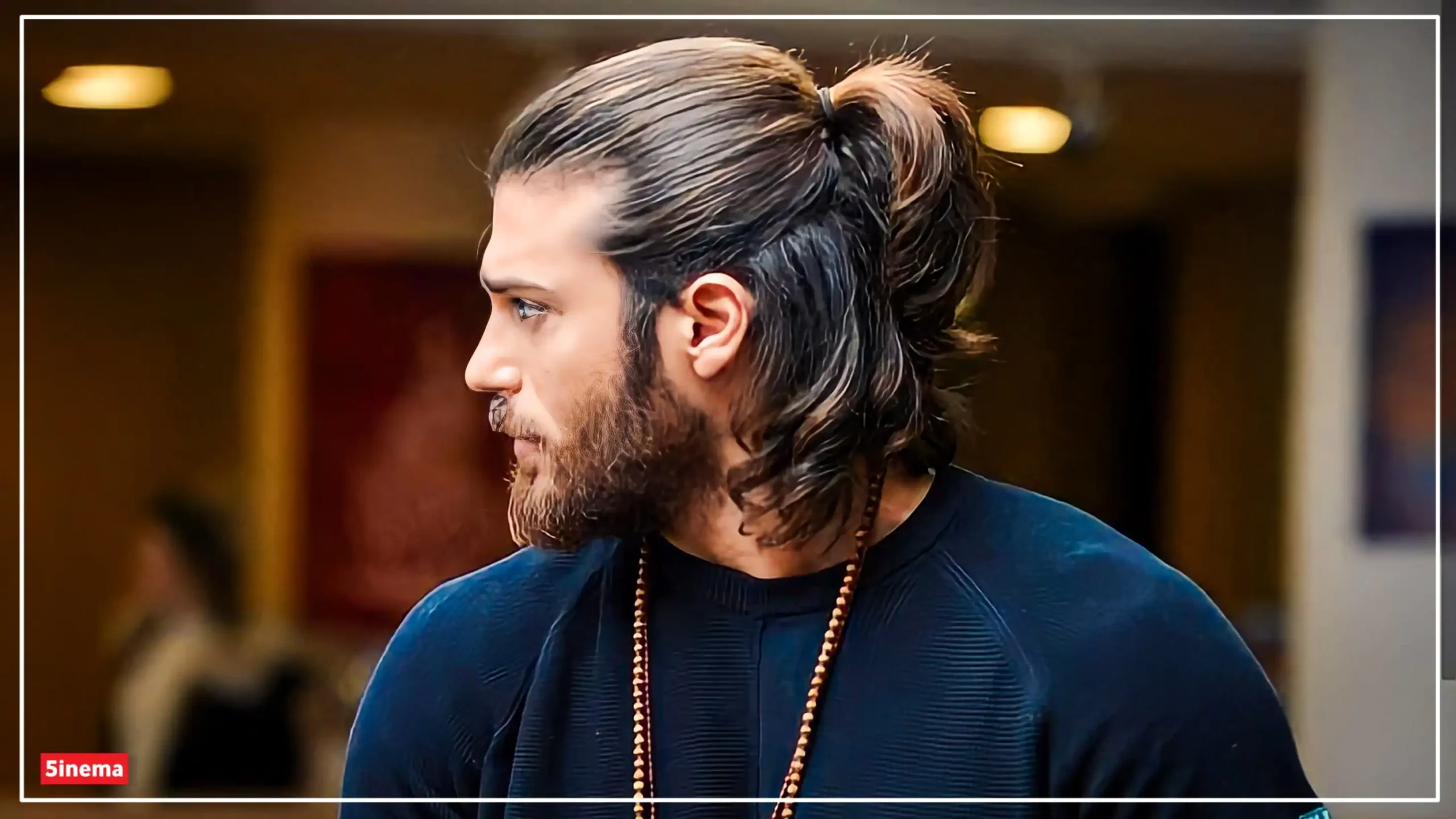 Can Yaman Hairstyle - Top Knot